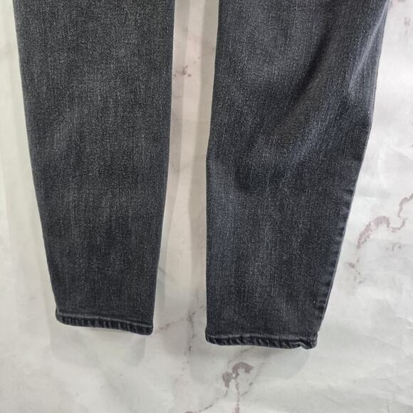 Silver Jeans Womens 14 X 29 Washed Black Denim Curvy High Rise Skinny - Picture 8 of 12